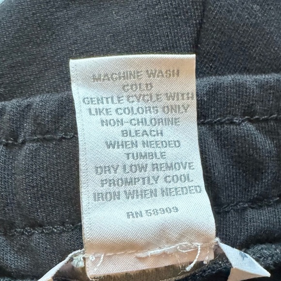 Allison Daley Black & White Mini Dot Pull On Elastic Waist Pants Size Medium - Picture 9 of 9